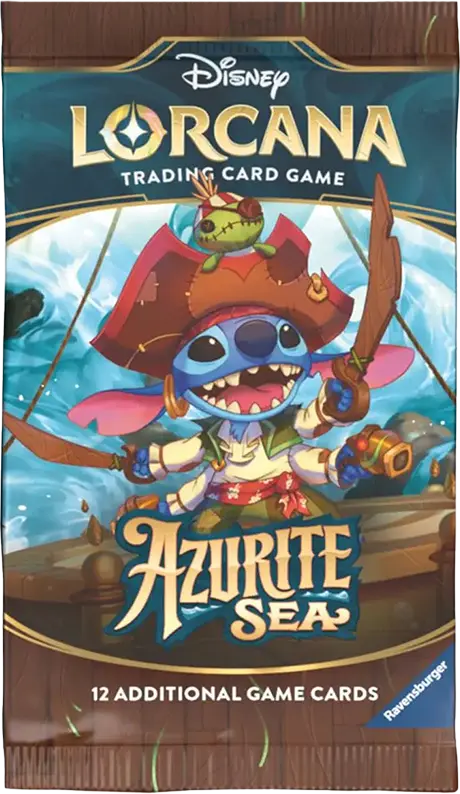 Disney Lorcana Azurite Sea Booster Pack (Single Pack Sales) - Only on patrekbun