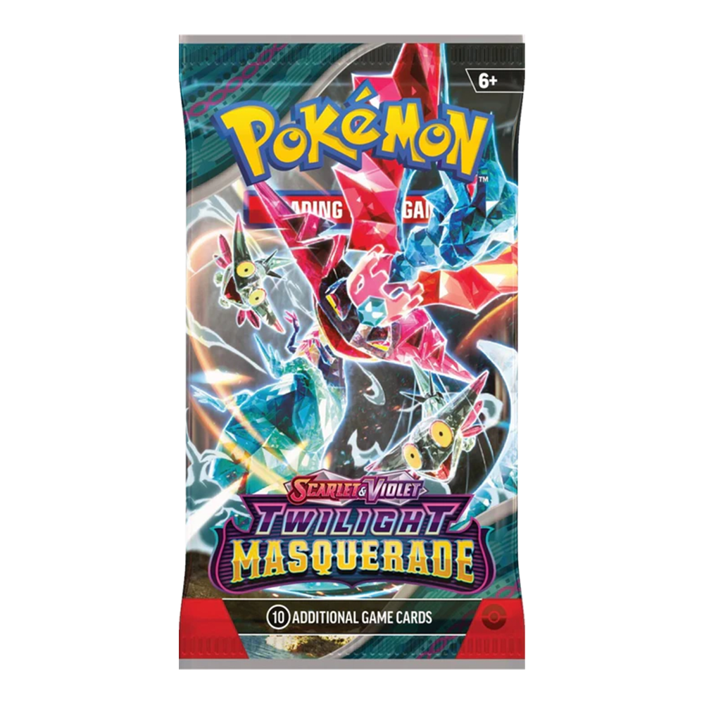 Pokemon Scarlet And Violet Twilight Masquerade Booster Pack (Single Pack Sales) - Only on patrekbun