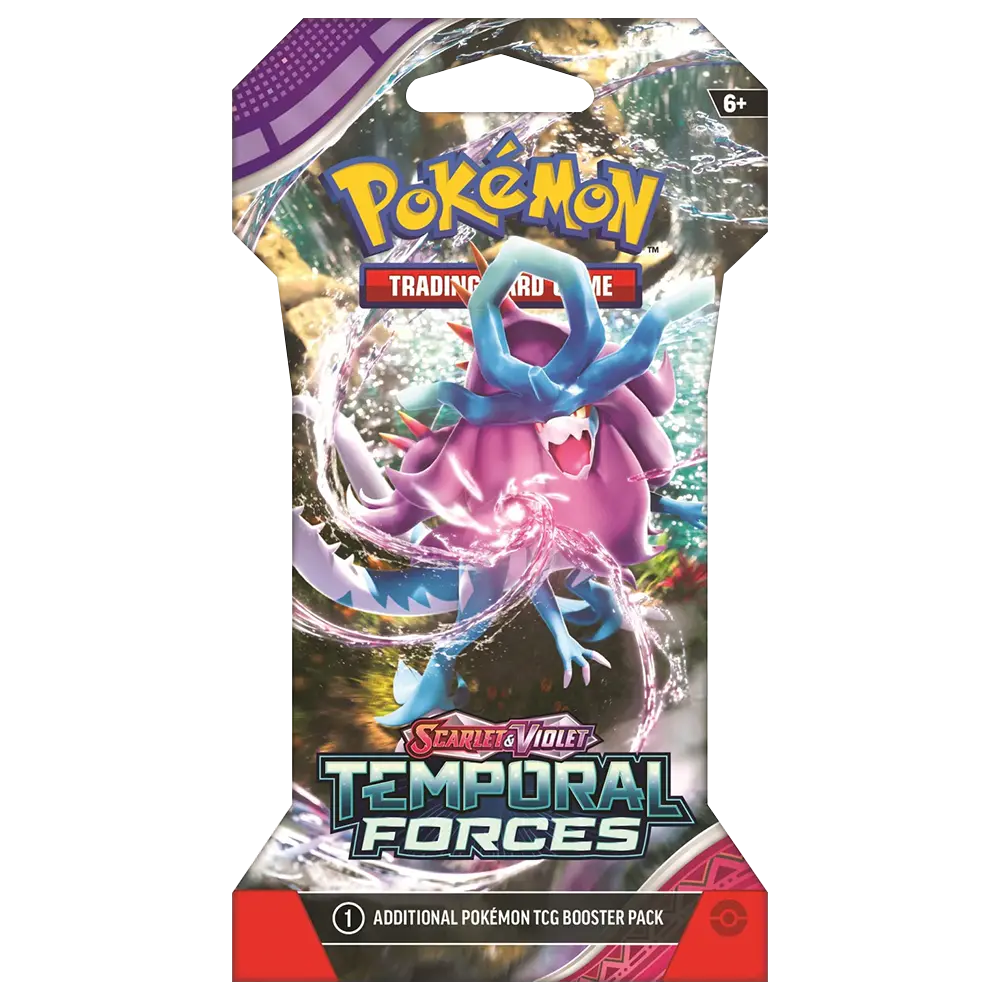 Scarlet And Violet Temporal Forces Sleeved Booster Pack - Only on patrekbun