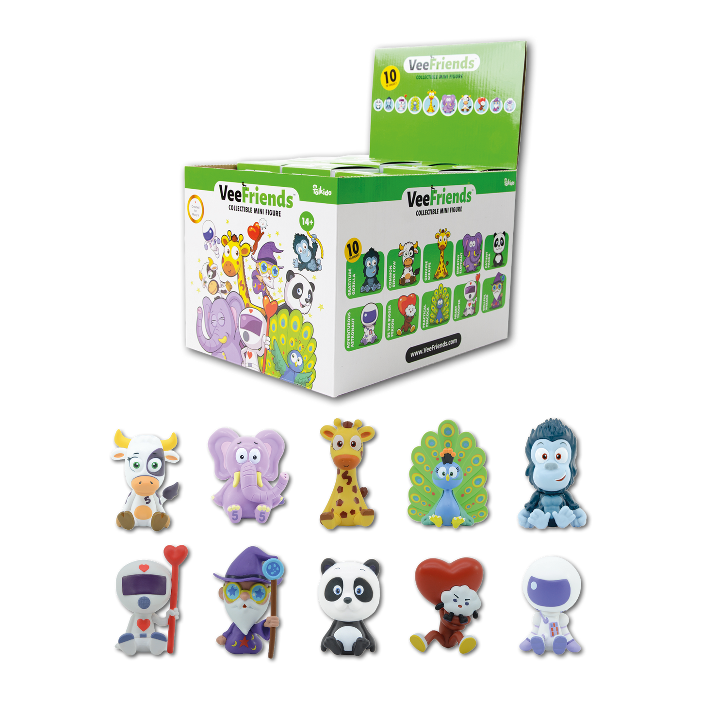 VeeFriends Collectible 2" Figurines Blind Box Vee Friends (1 Blind Box) - Only on patrekbun