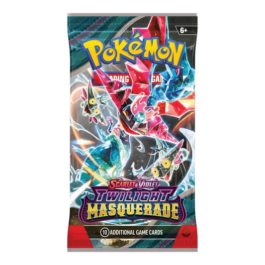 Pokemon Scarlet And Violet Twilight Masquerade Booster Pack (Single Pack Sales) - Only on patrekbun