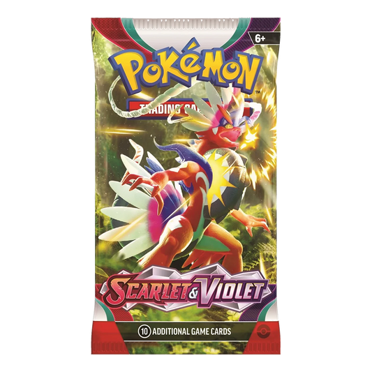 Pokemon Scarlet & Violet Booster Pack (Single Pack Sales) - Only on patrekbun