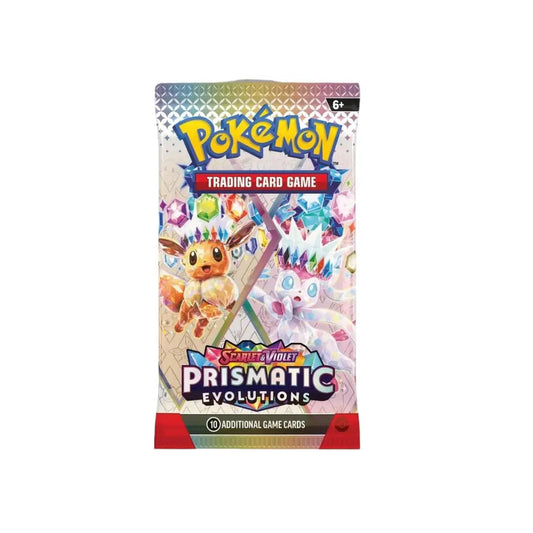 Pokemon Scarlet & Violet Prismatic Evolutions Single Pack (Single Pack Sales) - Only on patrekbun