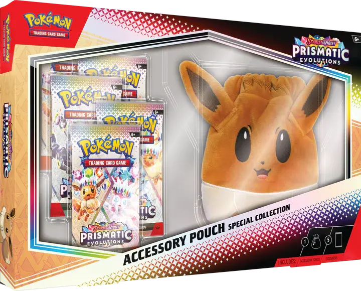 Pokemon Scarlet and Violet Prismatic Evolutions Accessory Pouch Special Collection - Only on patrekbun