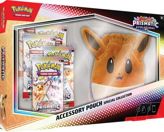 Pokemon Scarlet and Violet Prismatic Evolutions Accessory Pouch Special Collection - Only on patrekbun