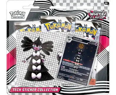 Pokemon Scarlet and Violet White Flare Tech Sticker Collection - Only on patrekbun