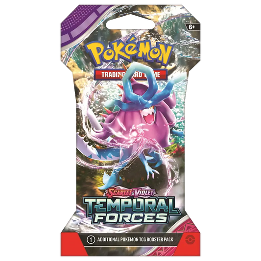 Scarlet And Violet Temporal Forces Sleeved Booster Pack - Only on patrekbun
