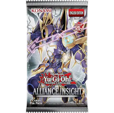 Yu-Gi-Oh Alliance Insight Sleeved Booster Pack - Only on patrekbun