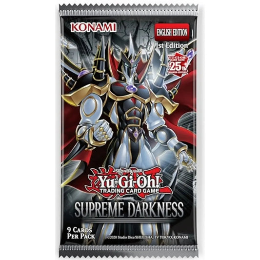 Yu-Gi-Oh Supreme Darkness Booster Pack (Single Pack Sales) - Only on patrekbun