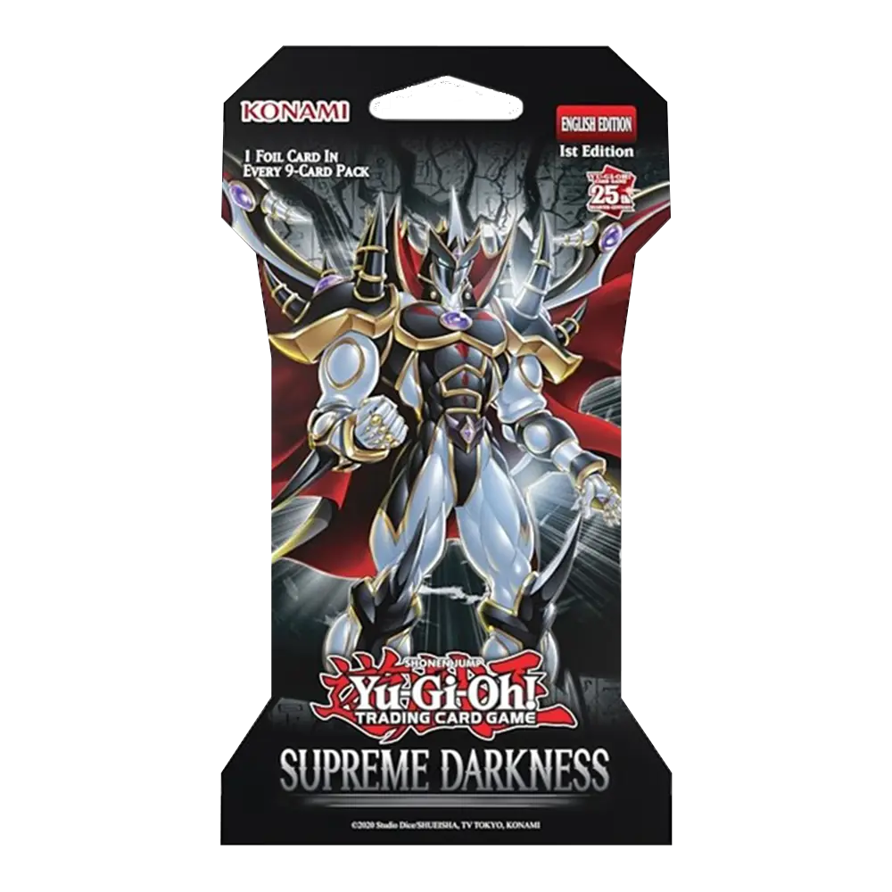 Yu-Gi-Oh Supreme Darkness Sleeved Booster Pack - Only on patrekbun