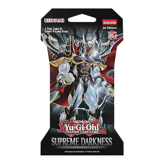 Yu-Gi-Oh Supreme Darkness Sleeved Booster Pack - Only on patrekbun