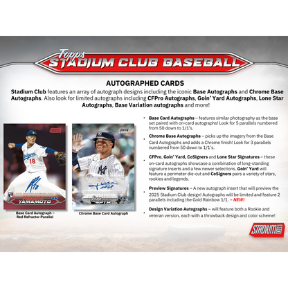 2024 Topps Stadium Club Baseball Hobby 16 Box Case