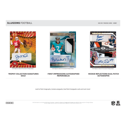 2024 Panini Illusions Football Hobby 16 Box Case