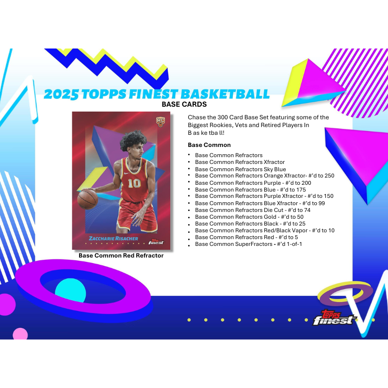 2024/25 Topps Finest Basketball Hobby Box
