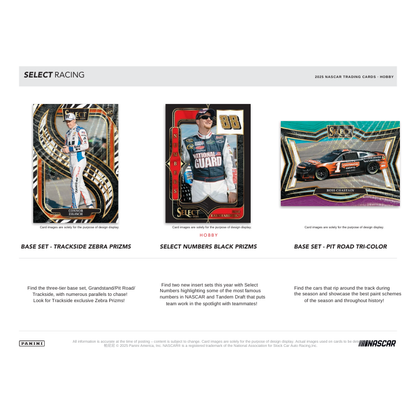 2025 Panini Select Racing Hobby Box