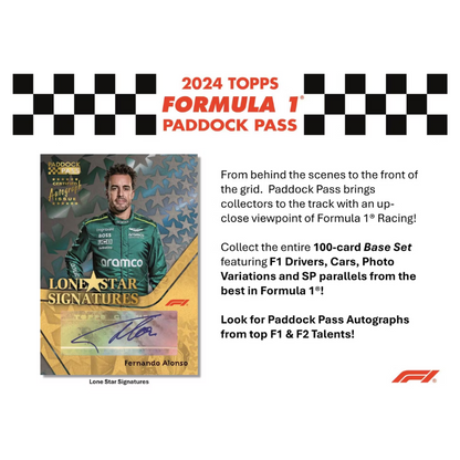 2024 Topps Paddock Pass Formula 1 F1 Hobby Box